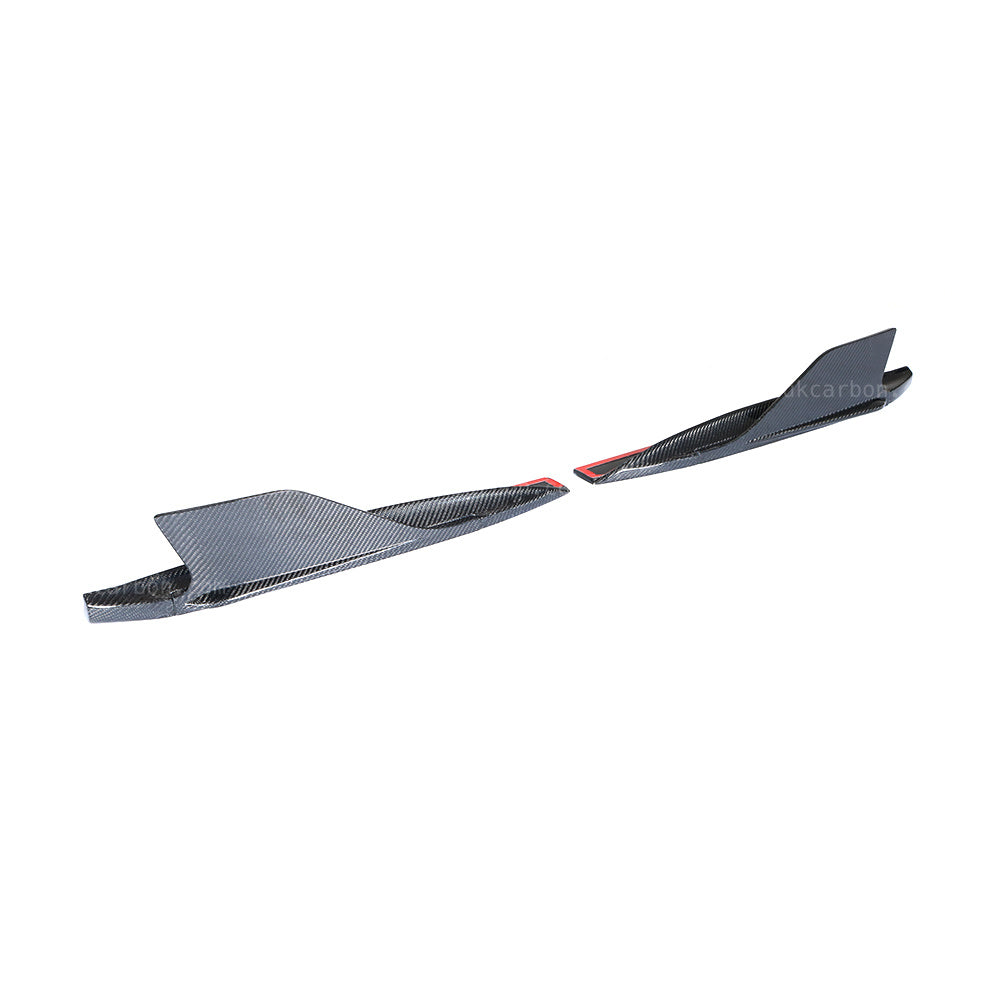 Audi R8 V8 V10 Plus Carbon Fibre Side Skirt Fins Splitter Body Kit by UKCarbon