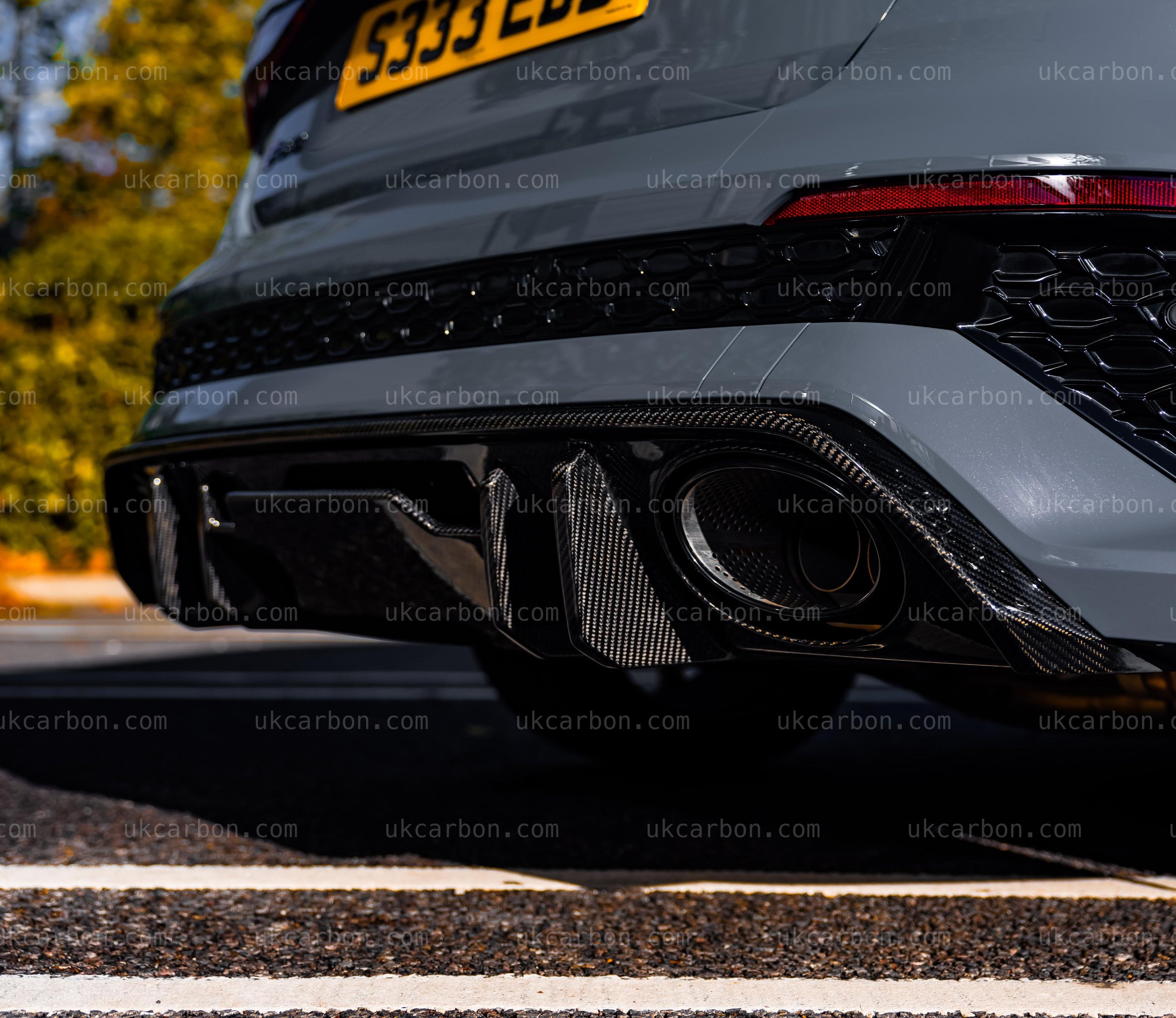 Audi RS3 Diffuser Carbon Saloon Fibre Pre-Preg Rear Bumper Kit 8Y by UKCarbon