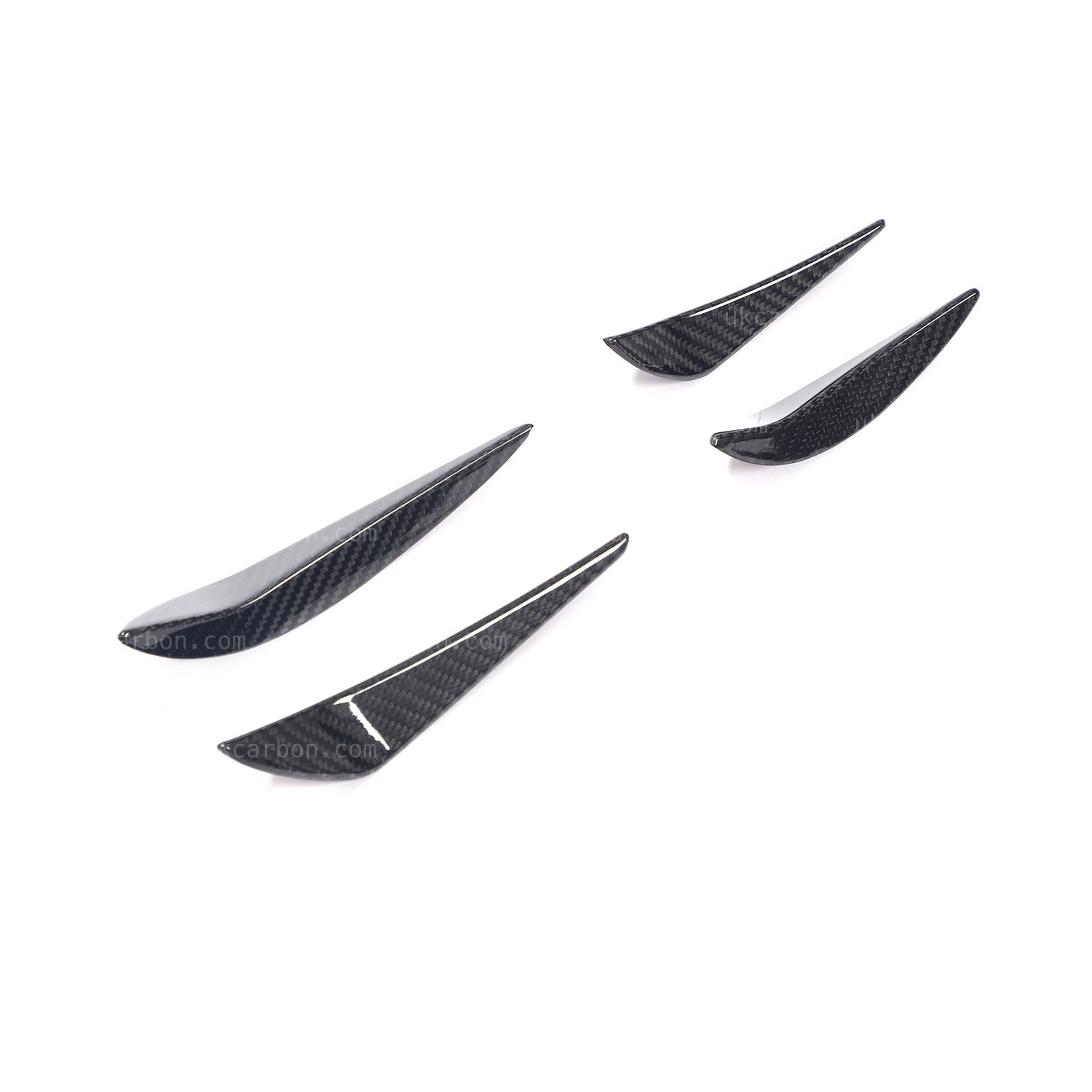 BMW M3 M4 Carbon Canards Front Bumper Fibre OEM Splitter Kit G80 G82 by UKCarbon