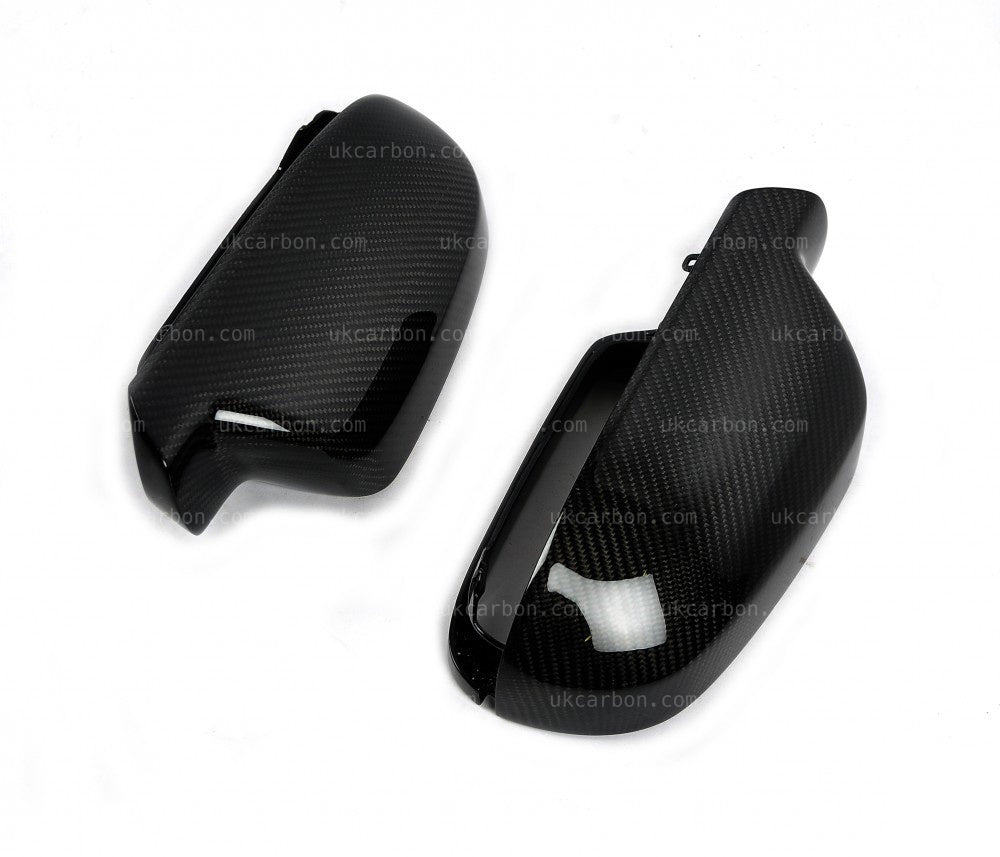 AUDI A4 S4 Carbon Mirror Cover Replacements Fibre B8.5 2012-2015 by UKCarbon