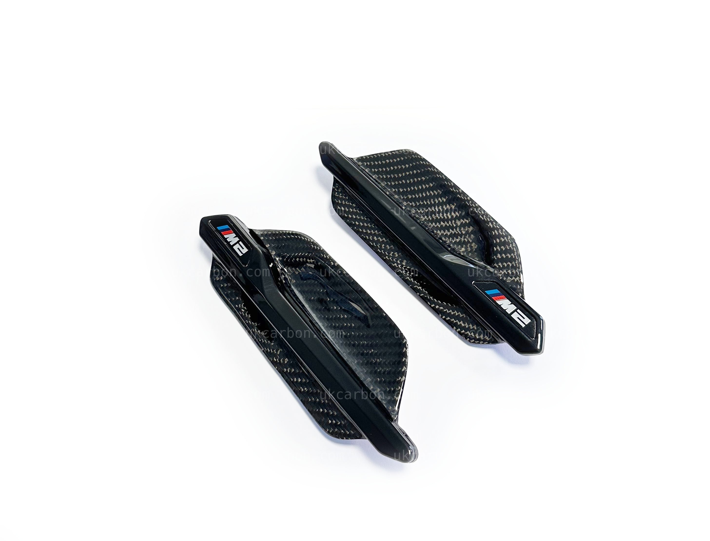 BMW M2 Carbon Fender Vents Grille Cover Trim Replacement Fibre F87 by UKCarbon