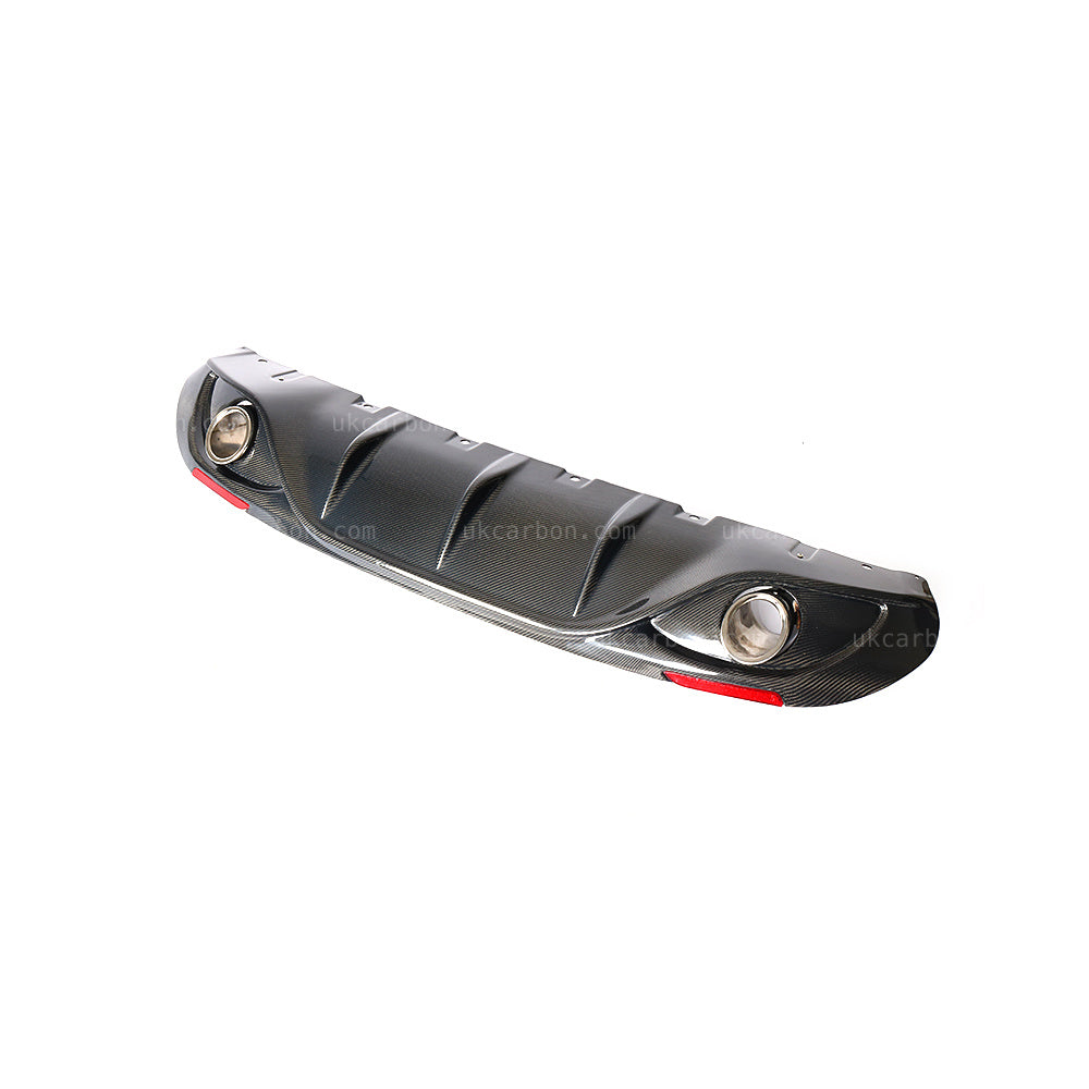 Alfa Romeo Giulia Carbon Fibre Diffuser by UKCarbon