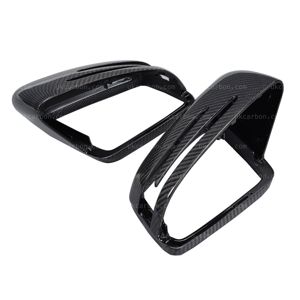 Mercedes Benz A CLA Class Carbon Fibre Mirror Cover Replacements by UKCarbon