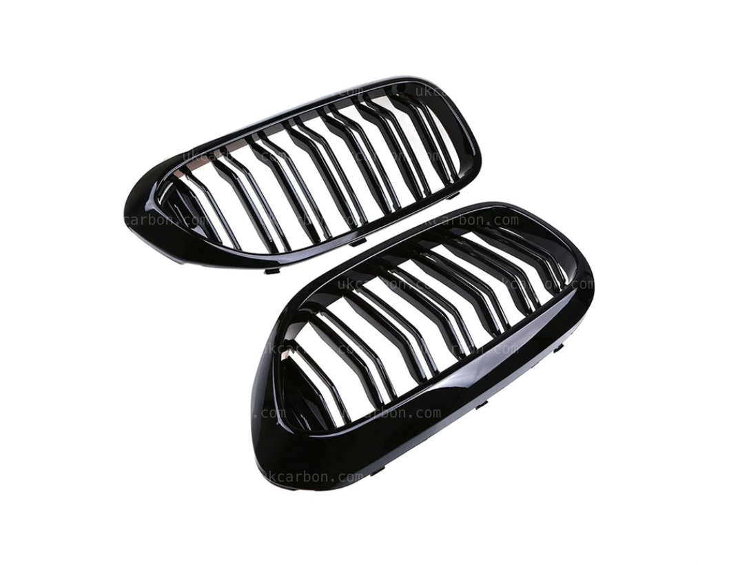 BMW M5 5 Series G30 F90 Gloss Black Kidney Grille Twin Slat by UKCarbon