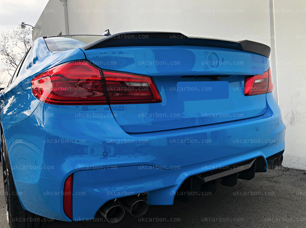 BMW M5 Carbon Spoiler M Performance Rear Boot Fibre 5 Series F90 MP by UKCarbon