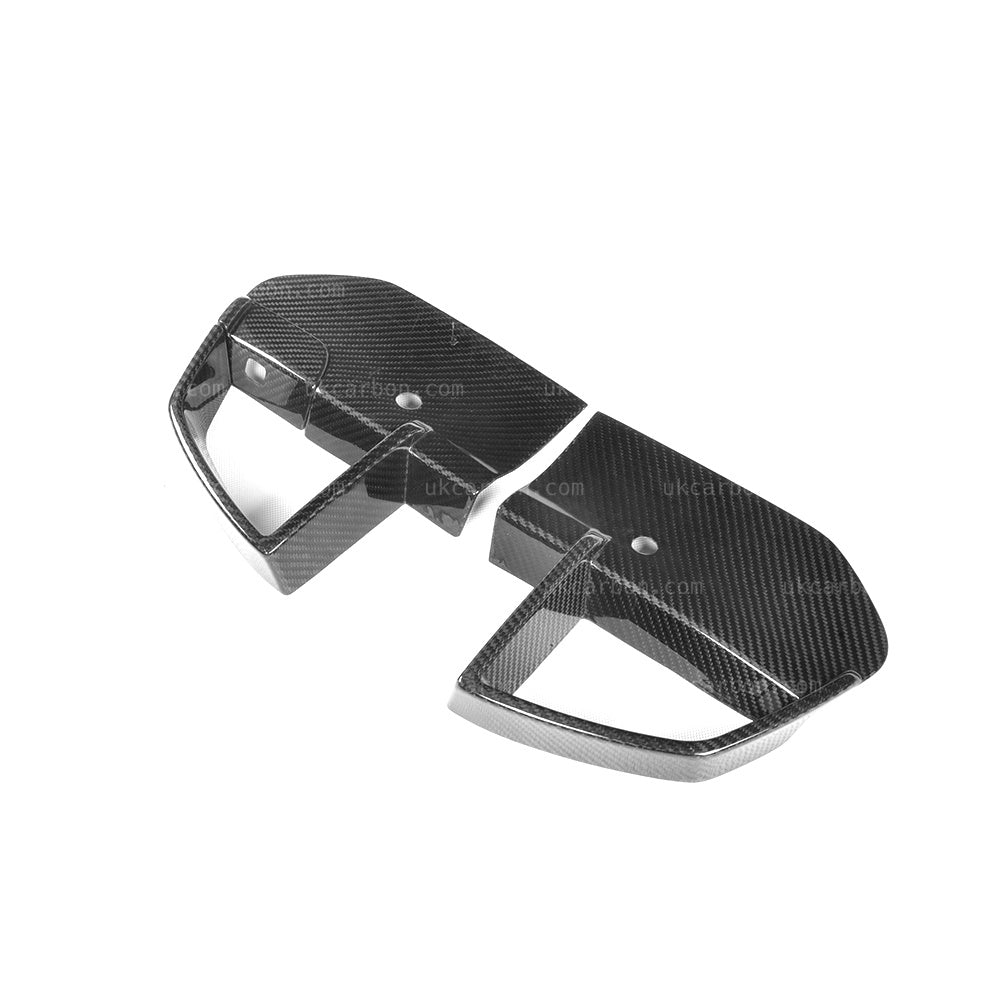 BMW X3 M40i Carbon Fibre Front Bumper Vent Insert Splitter G01 by UKCarbon