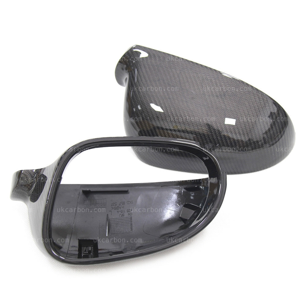 Volkswagen VW Golf GTD TDI MK5 Carbon Wing Mirror Cover Replacements by UKCarbon