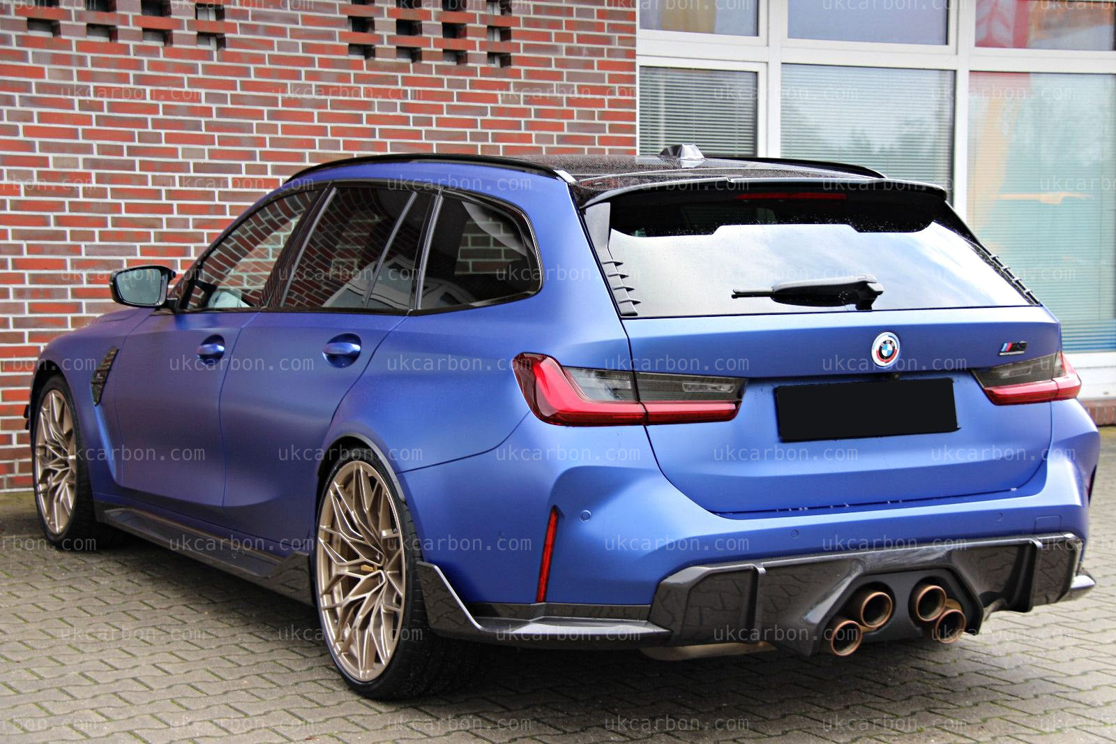 BMW 3 Series M3 Touring Spoiler G21 G81 Carbon Fibre Boot Kit by UKCarbon