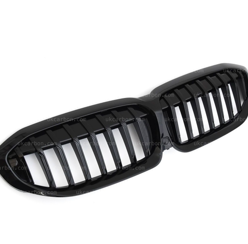 BMW 3 Series Gloss Black Front Kidney Grille Replacement G20 G21 by UKCarbon