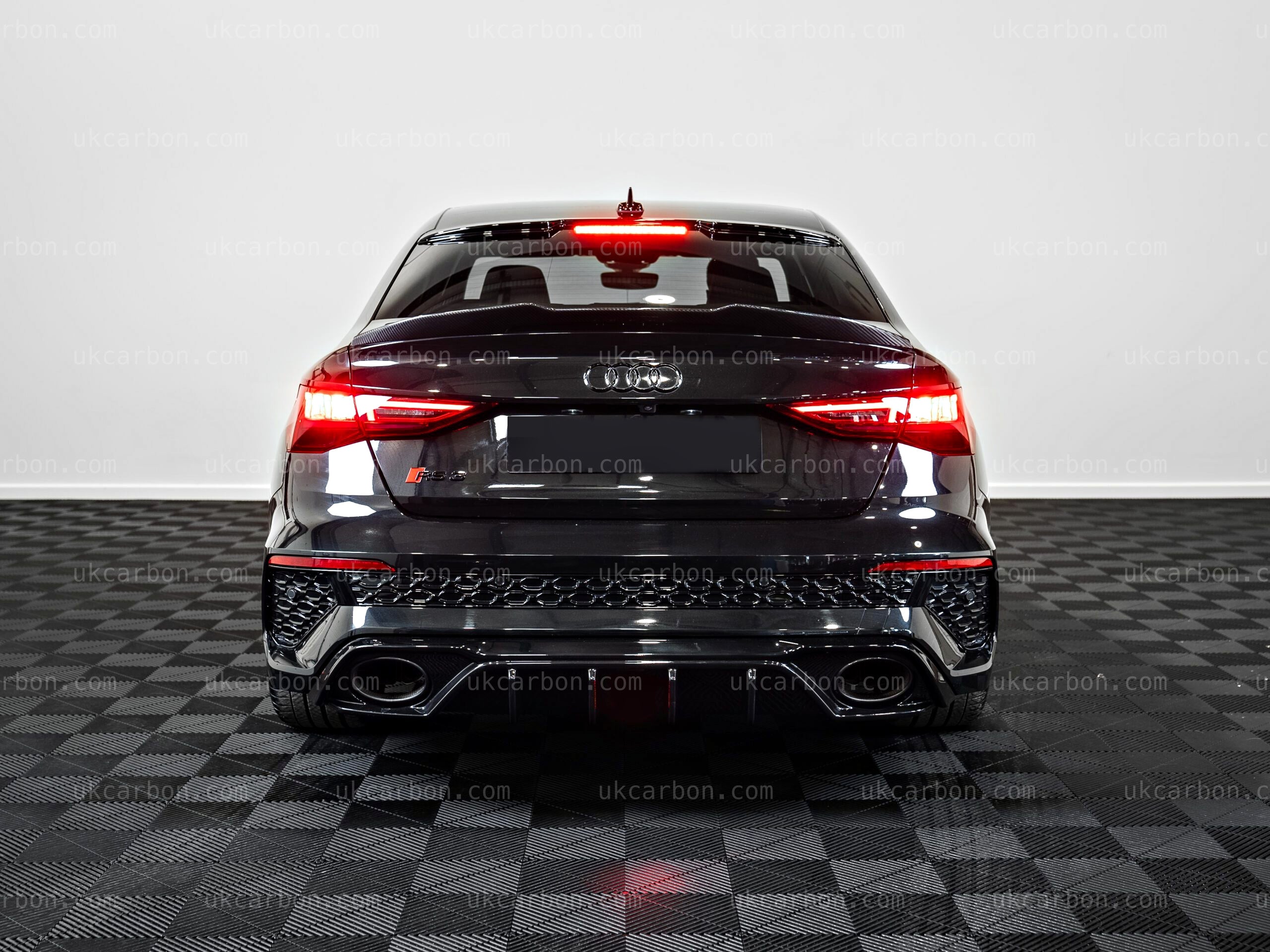 Audi S3 RS3 Spoiler Carbon Fibre Pre-Preg Saloon Rear Boot Lip A3 8Y by UKCarbon