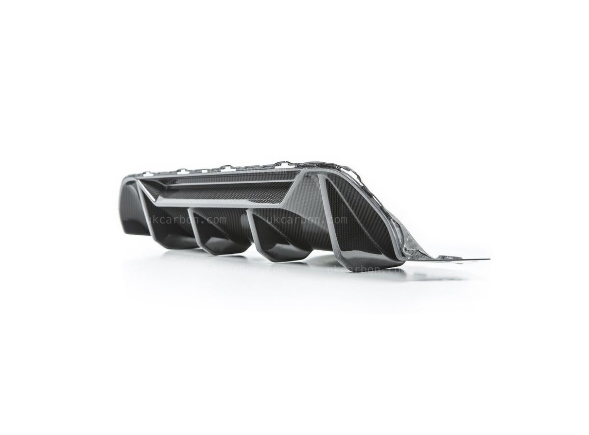 BMW M5 F90 Competition Carbon Fibre Rear OEM M Performance Diffuser by UKCarbon