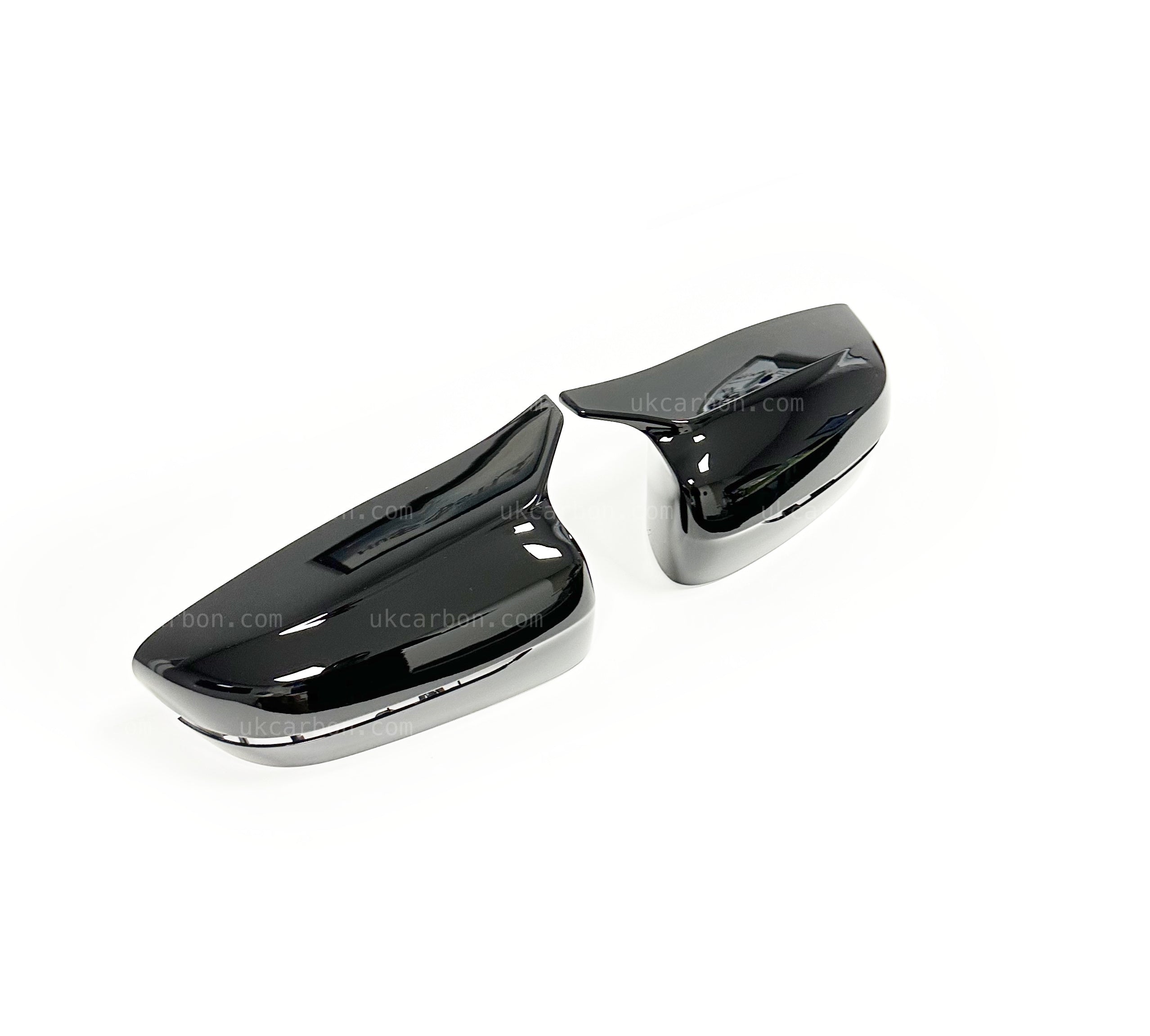BMW 5 Series Gloss Black M Style Wing Mirror Cover Replacements G30 by UKCarbon
