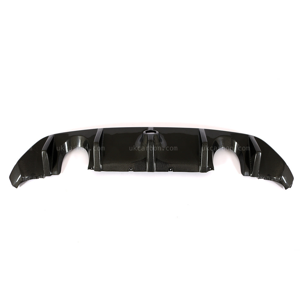 Ford Focus RS Diffuser Real Carbon Fibre Rear Bumper Kit MK3 16-18 by UKCarbon