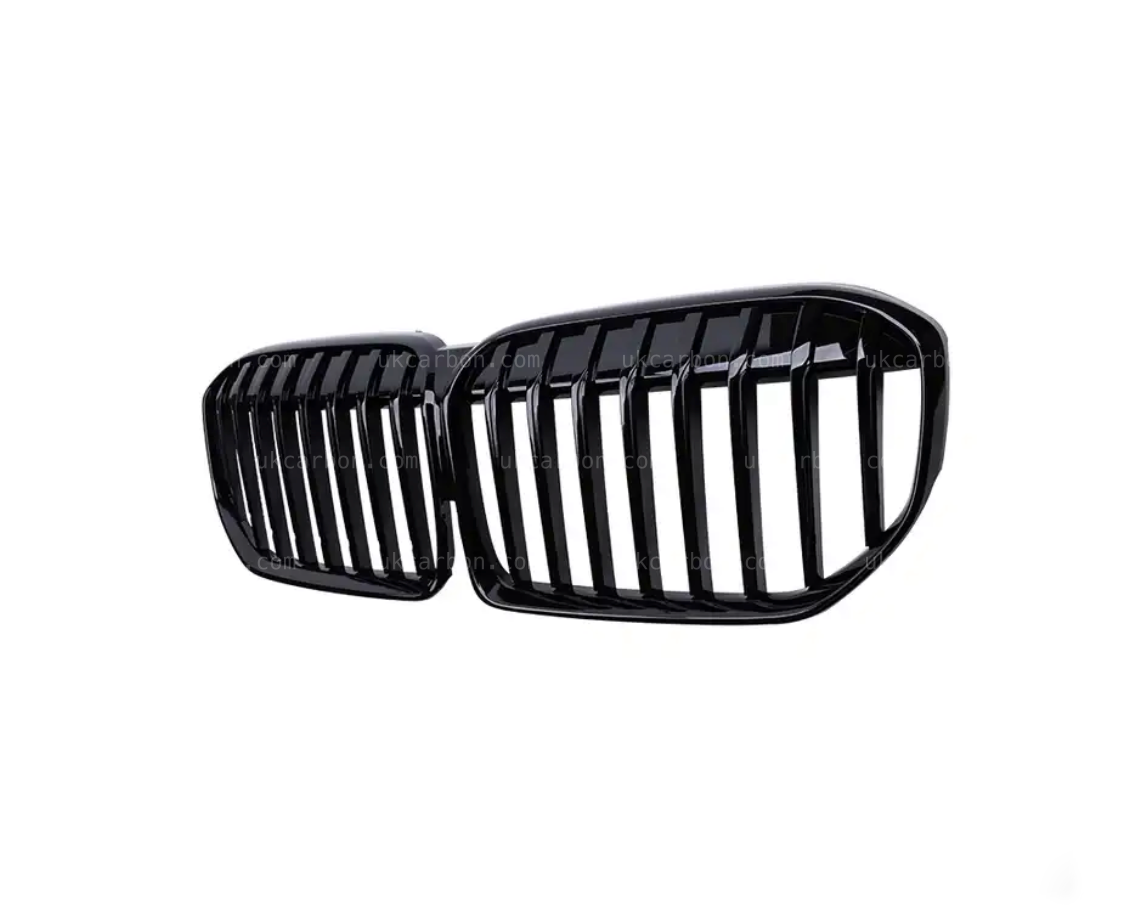 BMW 7 Series G11 LCI Gloss Black Kidney Grille Twin Slat by UKCarbon
