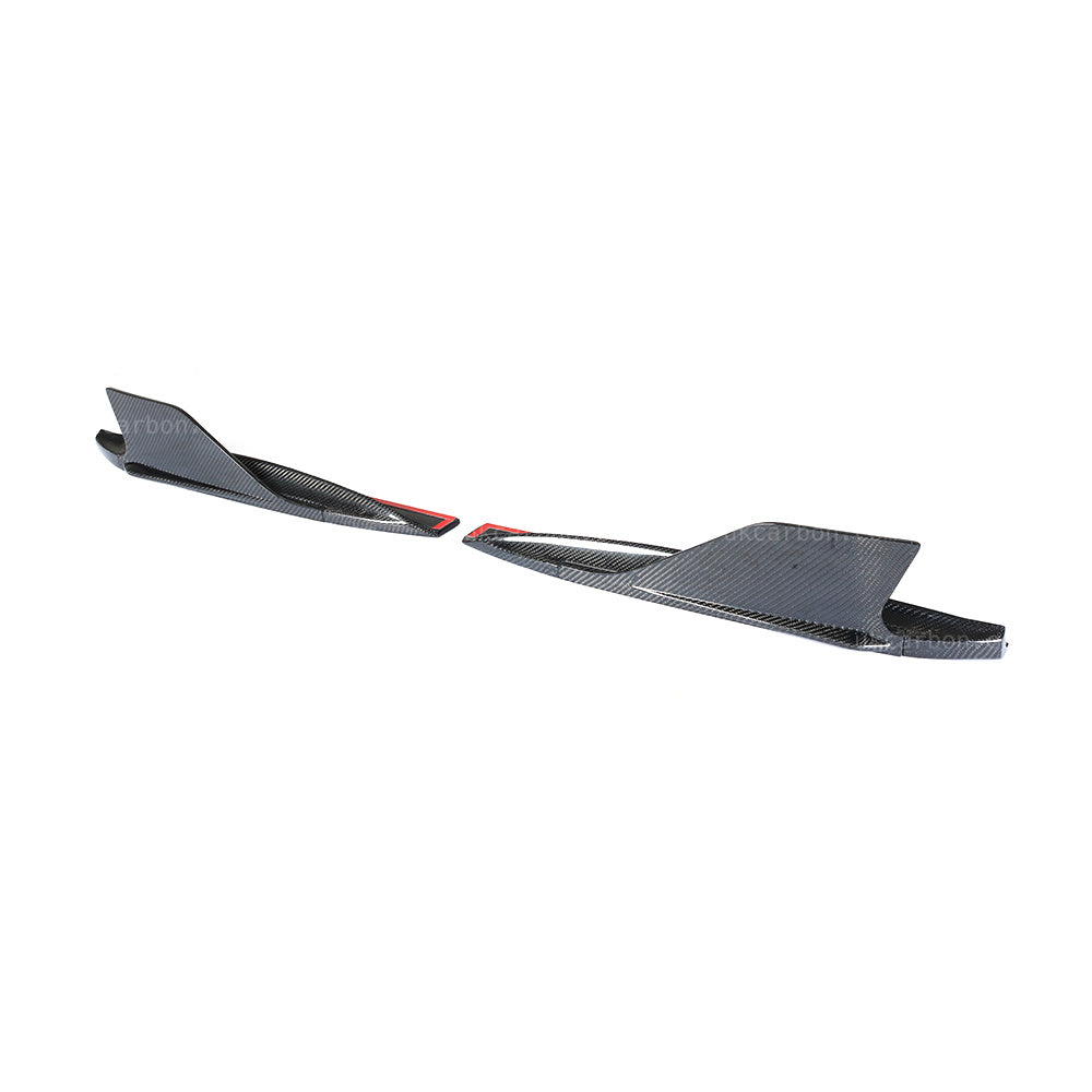 Audi R8 V8 V10 Plus Carbon Fibre Side Skirt Fins Splitter Body Kit by UKCarbon