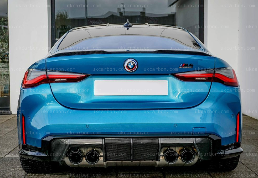 BMW M4 4 Series Spoiler Carbon Fibre M Performance MP Boot G82 G22 by UKCarbon