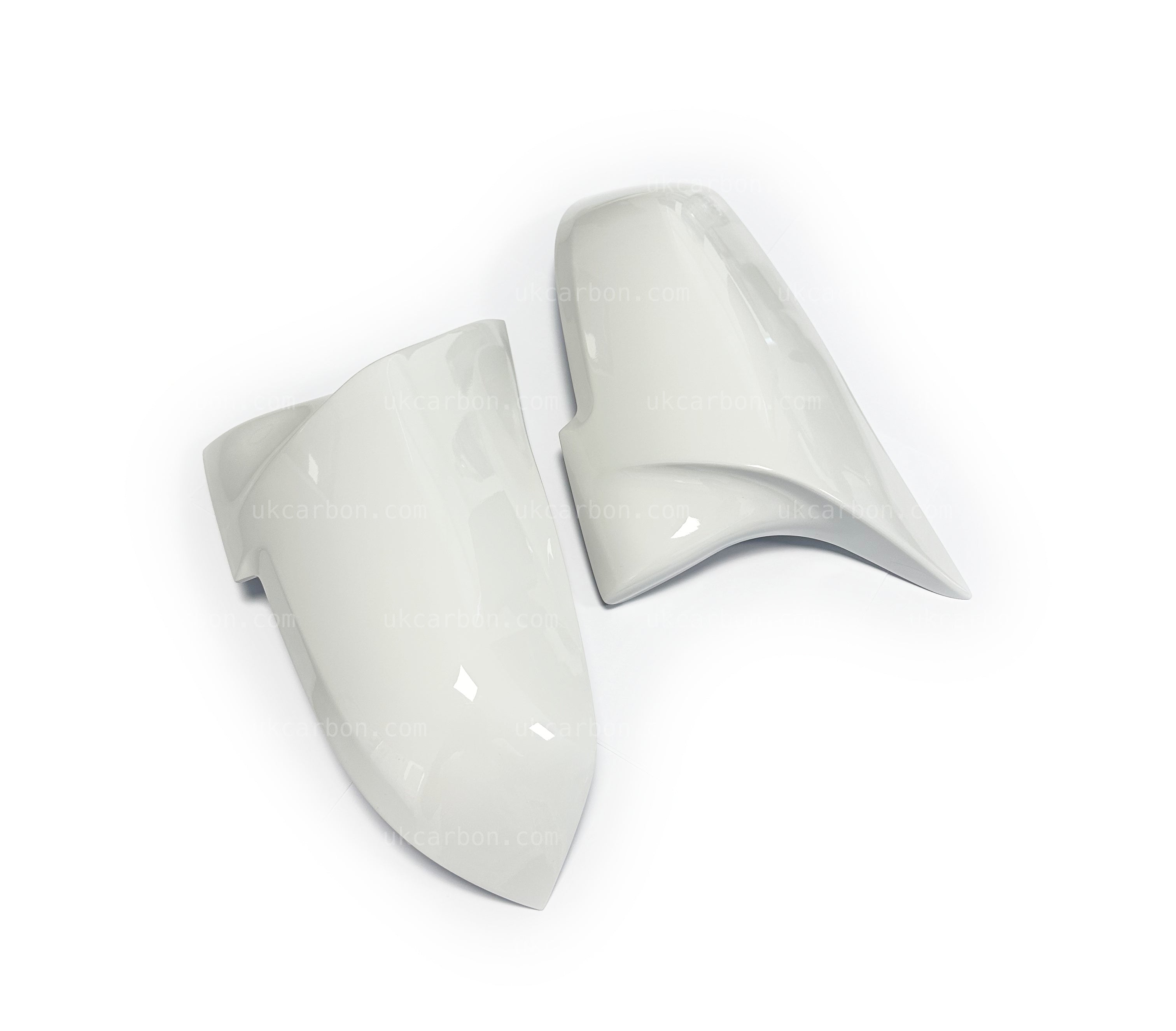 BMW 1 2 3 4 Series Alpine White 300 Wing Mirror Replacements Covers by UKCarbon
