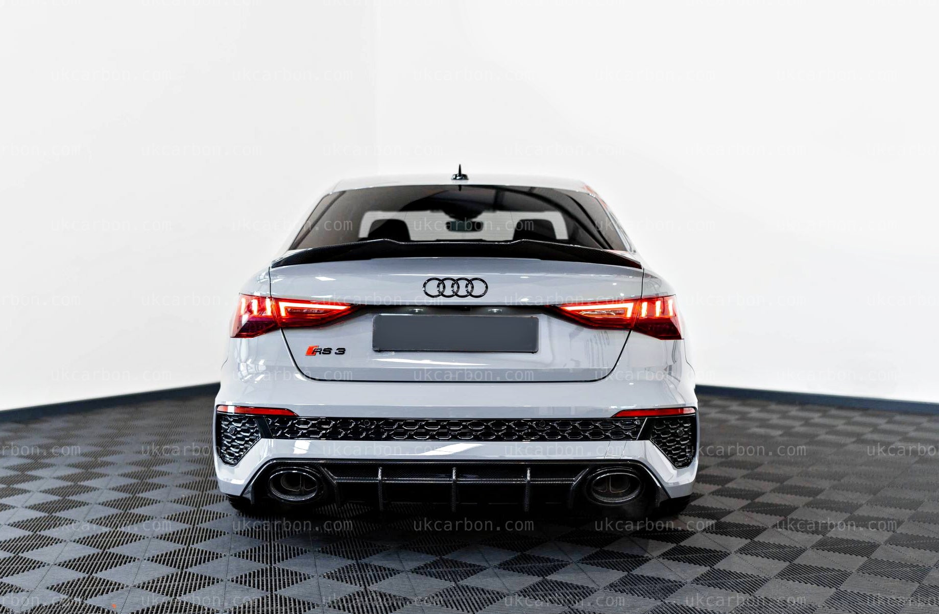 Audi S3 RS3 Spoiler Carbon Fibre Pre-Preg Saloon Rear Boot Lip A3 8Y by UKCarbon