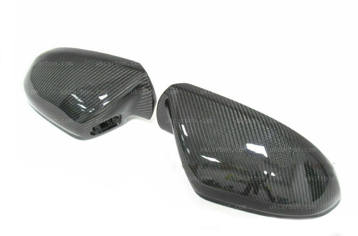 Audi A6 S6 RS6 Carbon Fibre Lane Assist Mirror Cover Replacement by UKCarbon