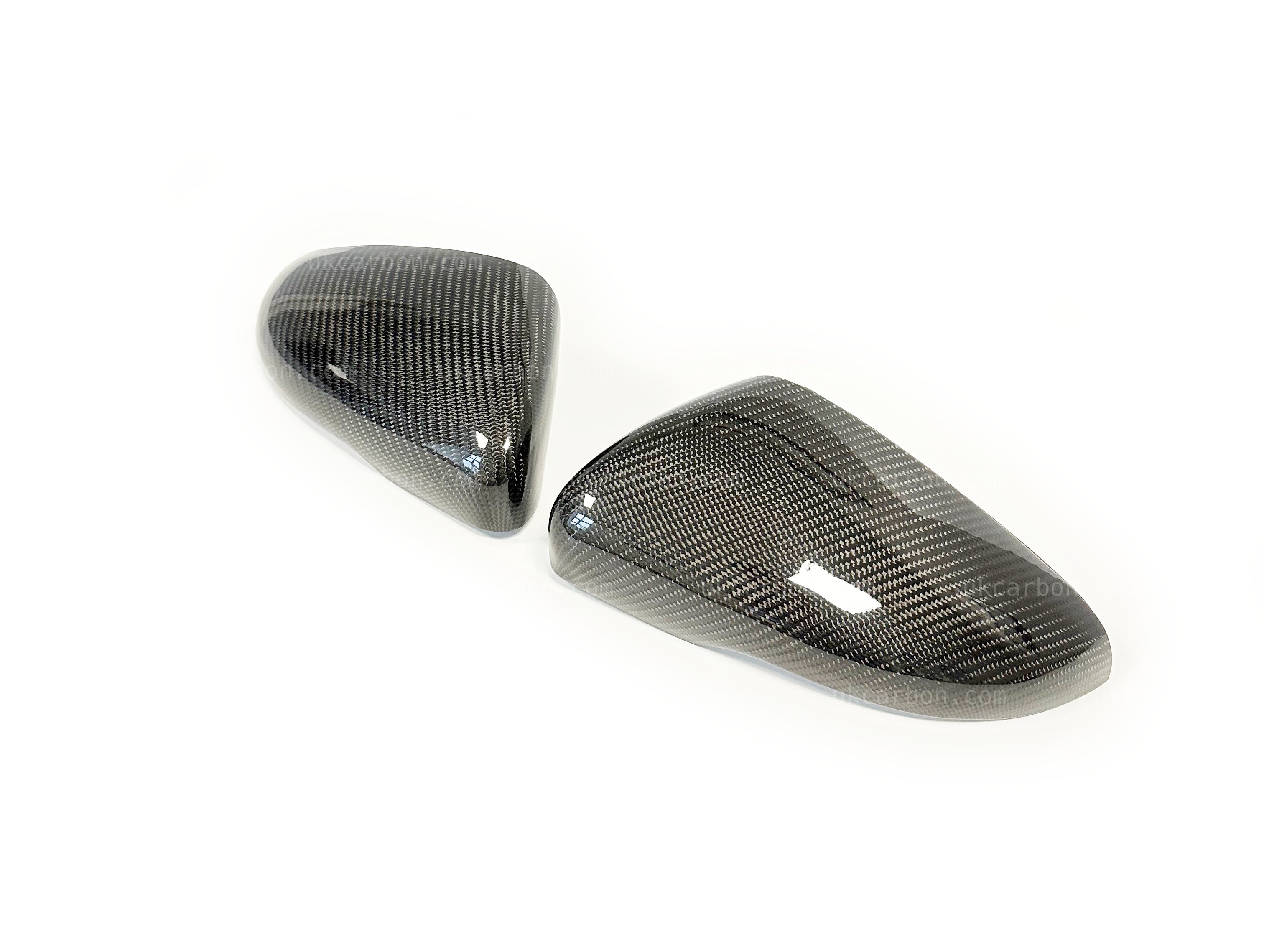 Volkswagen VW Golf GTi R MK6 Carbon Wing Mirror Cover Replacements by UKCarbon