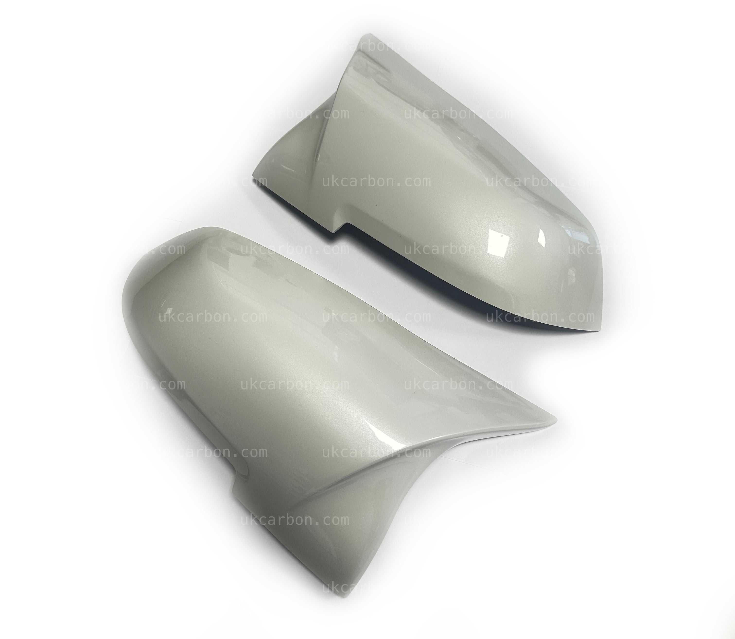 BMW 1 2 3 4 Series Mineral White A96 Wing Mirror Replacements Covers by UKCarbon