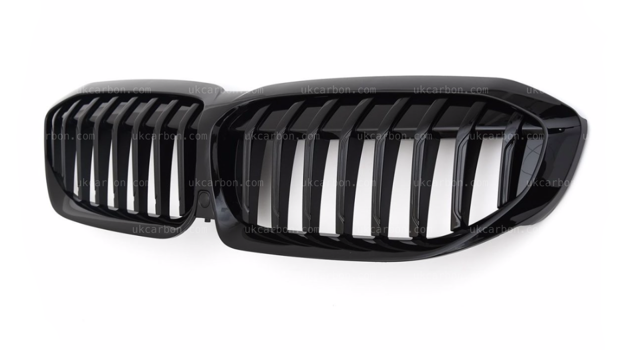 BMW 3 Series Gloss Black Front Kidney Grille Replacement G20 G21 by UKCarbon