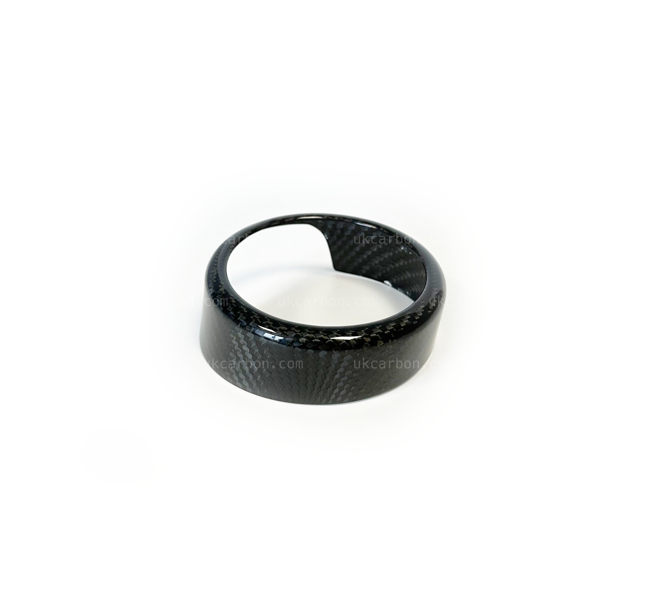 Alfa Romeo Giulia Carbon Fibre Badge Surround Trim by UKCarbon