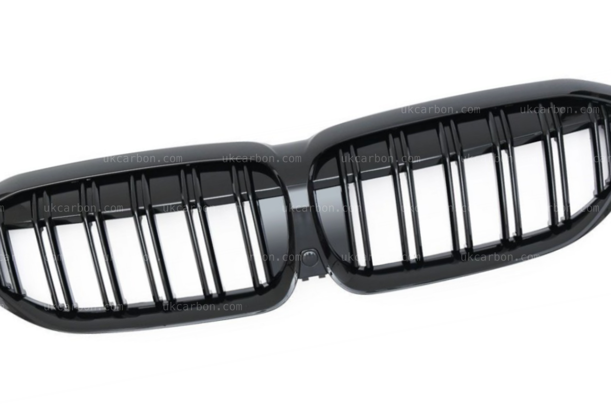 BMW 3 Series G20 G21 Gloss Black Front Kidney Grille M Performance by UKCarbon