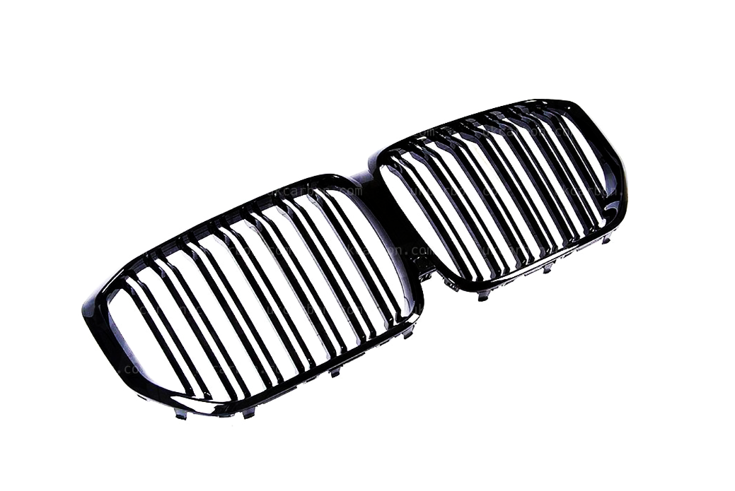 BMW X7 X7M Gloss Black Front Grille Replacement M Performance G07 by UKCarbon