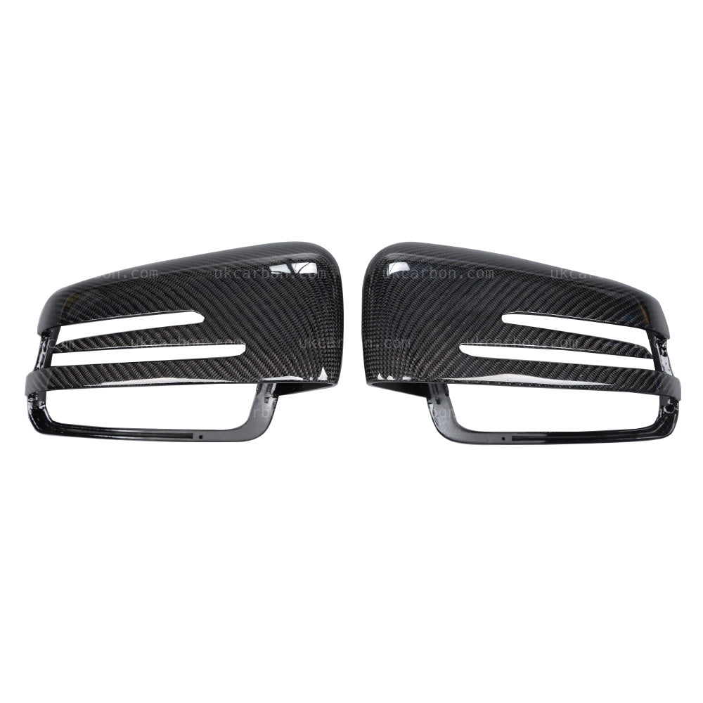 Mercedes Benz A CLA Class Carbon Fibre Mirror Cover Replacements by UKCarbon