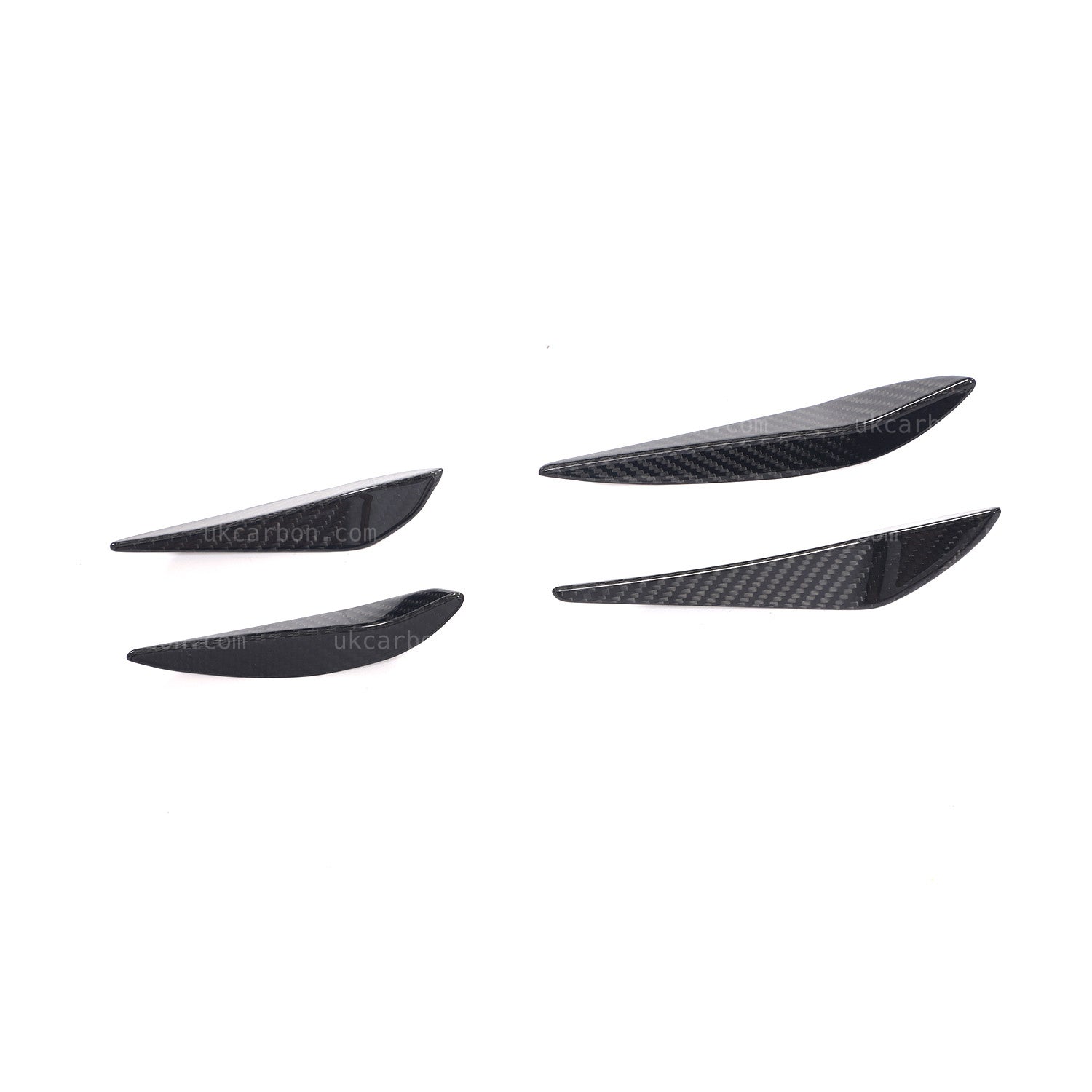 BMW M3 M4 Carbon Canards Front Bumper Fibre OEM Splitter Kit G80 G82 by UKCarbon