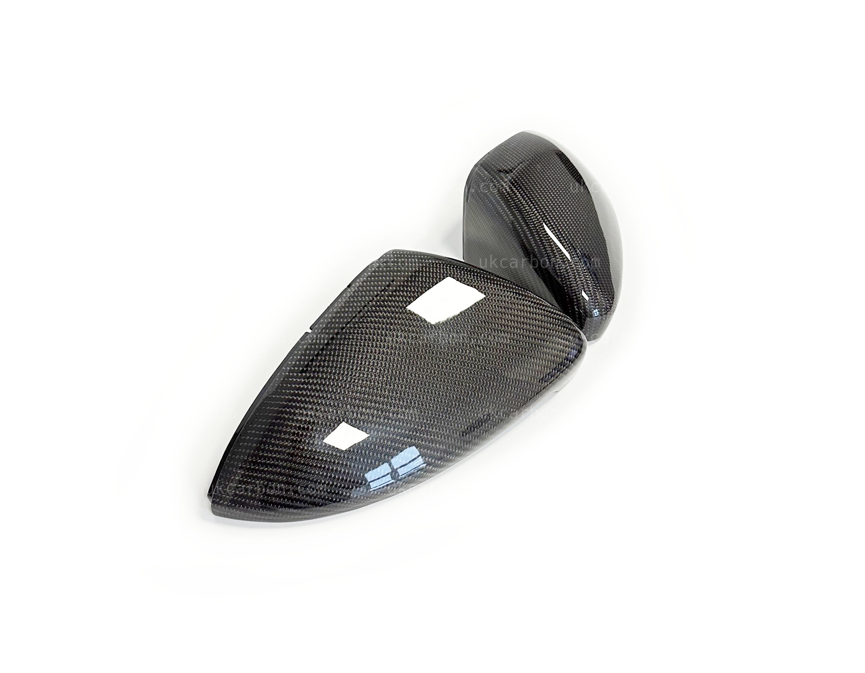 UKCARBON Carbon Fibre Wing Mirror Cover Replacements For VW Golf MK7 GTI R