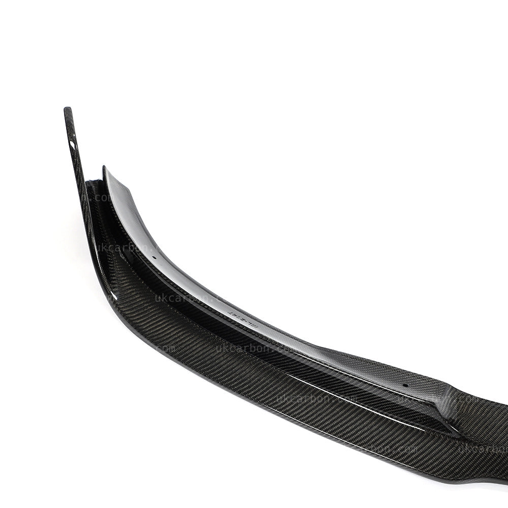 Tesla Model 3 Splitter Carbon Fibre Front Bumper Body Kit 2016-2021 by UKCarbon