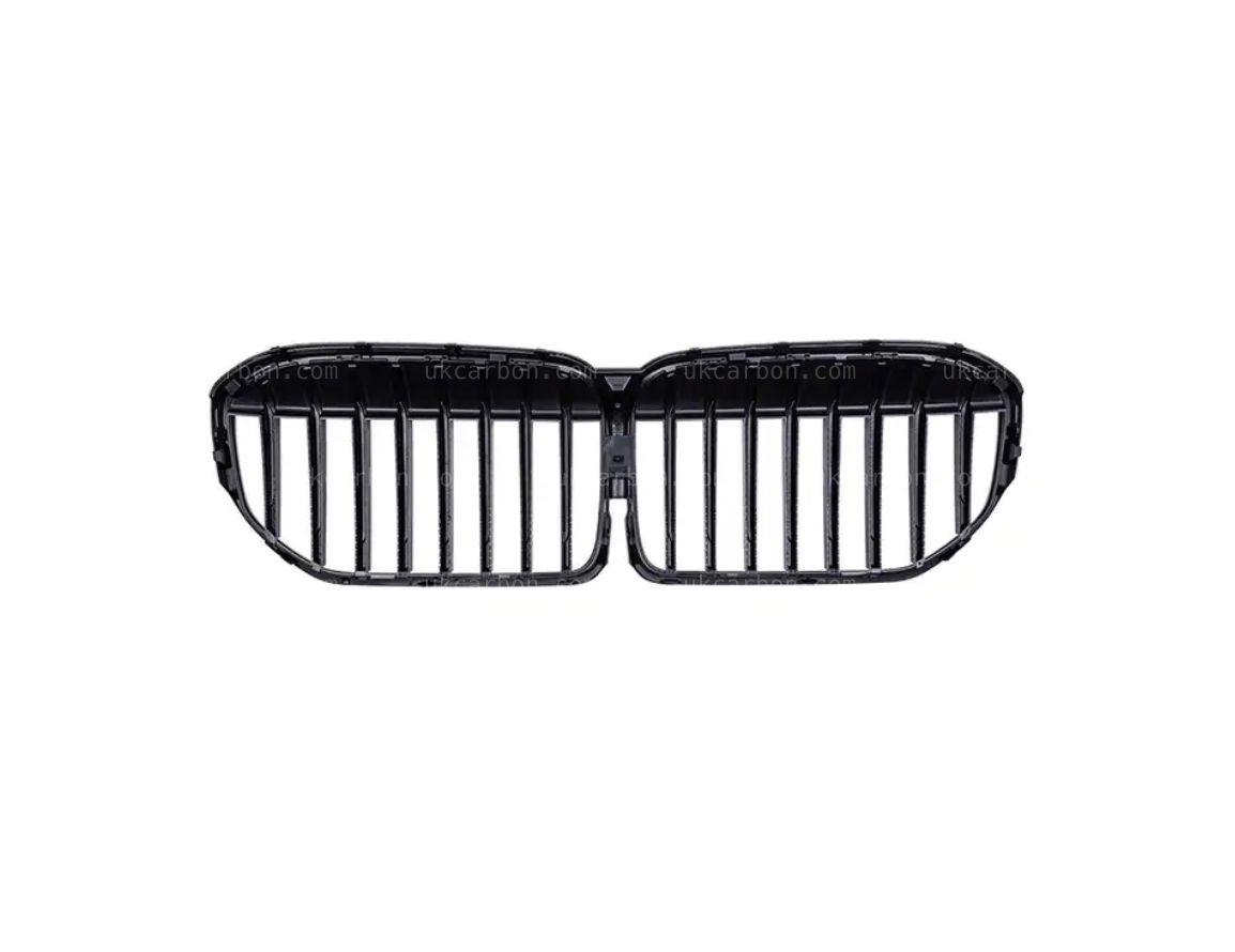 BMW 7 Series G11 LCI Gloss Black Kidney Grille Twin Slat by UKCarbon