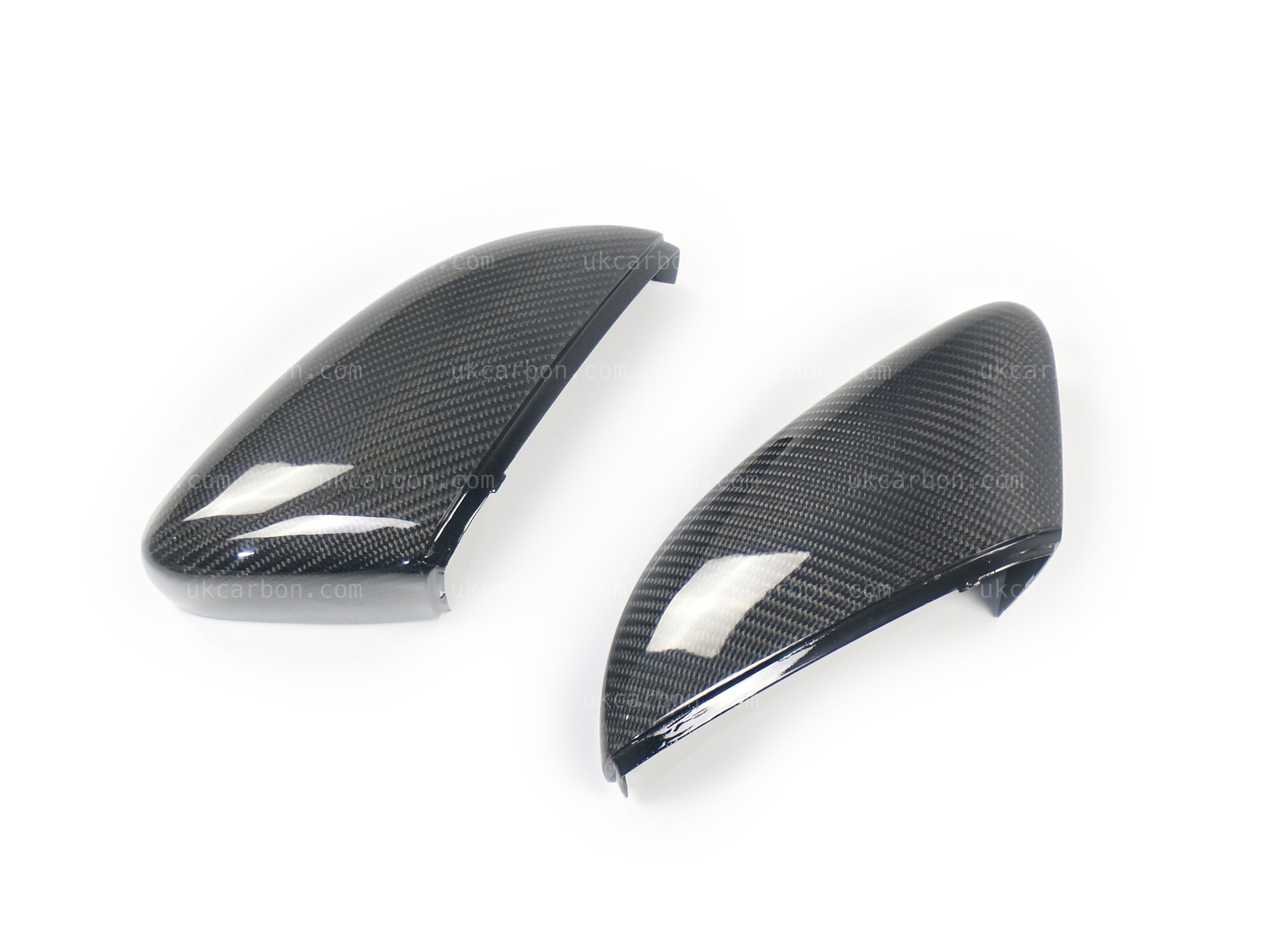 Volkswagen VW Polo Carbon Fibre Wing Mirror Cover Replacements 6R 6C by UKCarbon