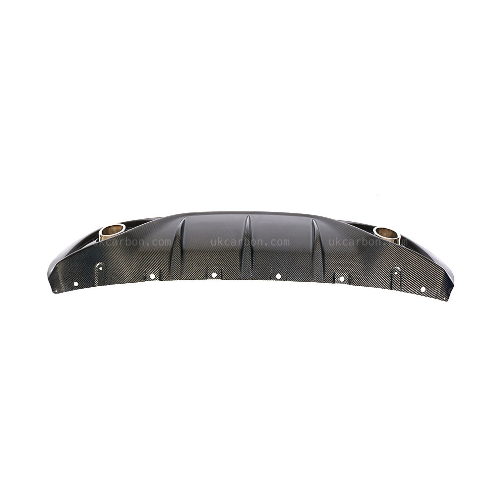 Alfa Romeo Giulia Carbon Fibre Diffuser by UKCarbon