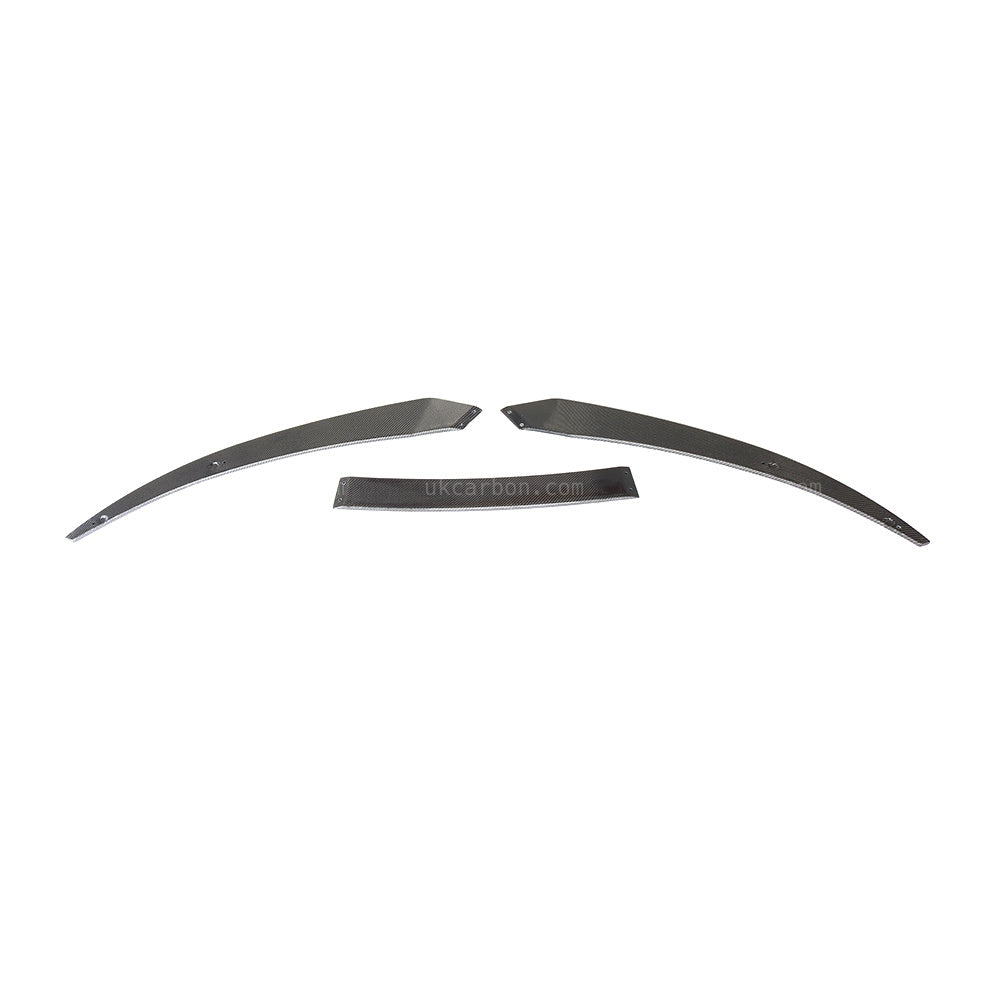 Audi R8 V8 V10 Plus Carbon Fibre Front Splitter Lip Kit RS Style by UKCarbon