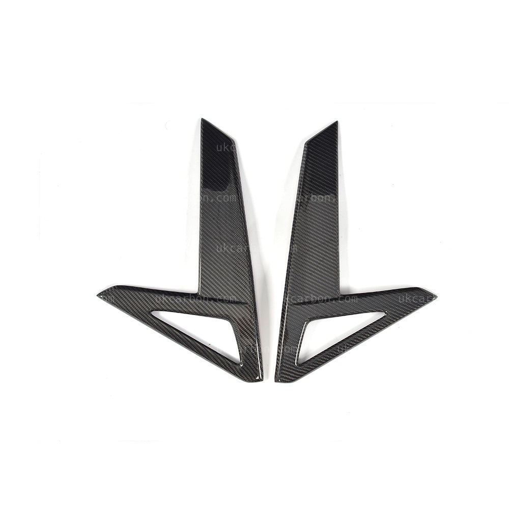 Tesla Model S Carbon Fender Fibre Trim Insert Vents Kit P85D P100D by UKCarbon