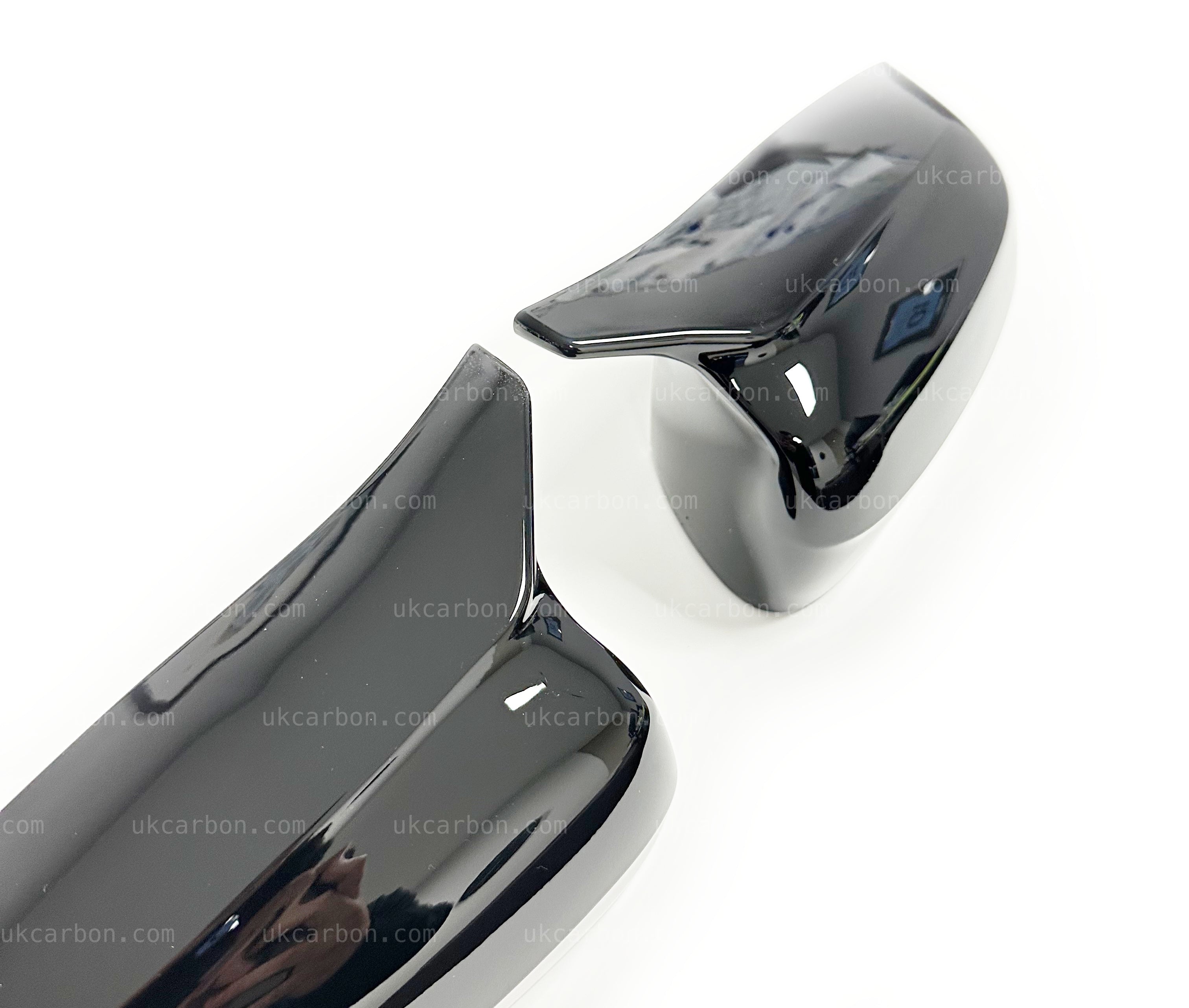 BMW 5 Series Gloss Black M Style Wing Mirror Cover Replacements G32 by UKCarbon