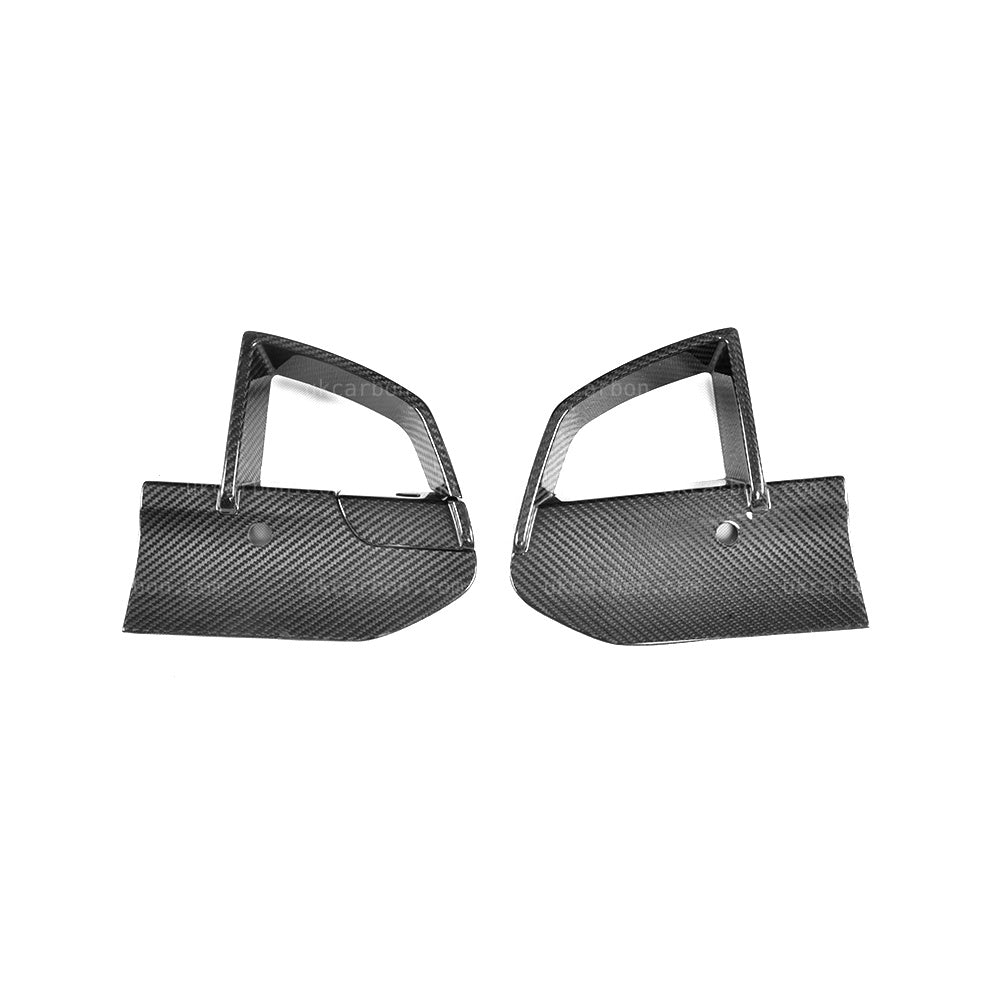 BMW X3 M40i Carbon Fibre Front Bumper Vent Insert Splitter G01 by UKCarbon
