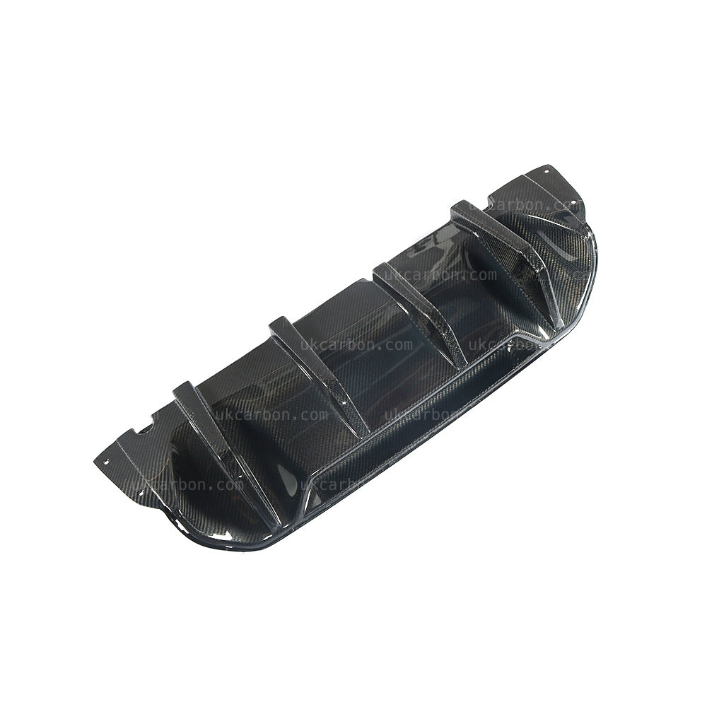 BMW M5 F90 Competition Carbon Fibre Rear OEM M Performance Diffuser by UKCarbon