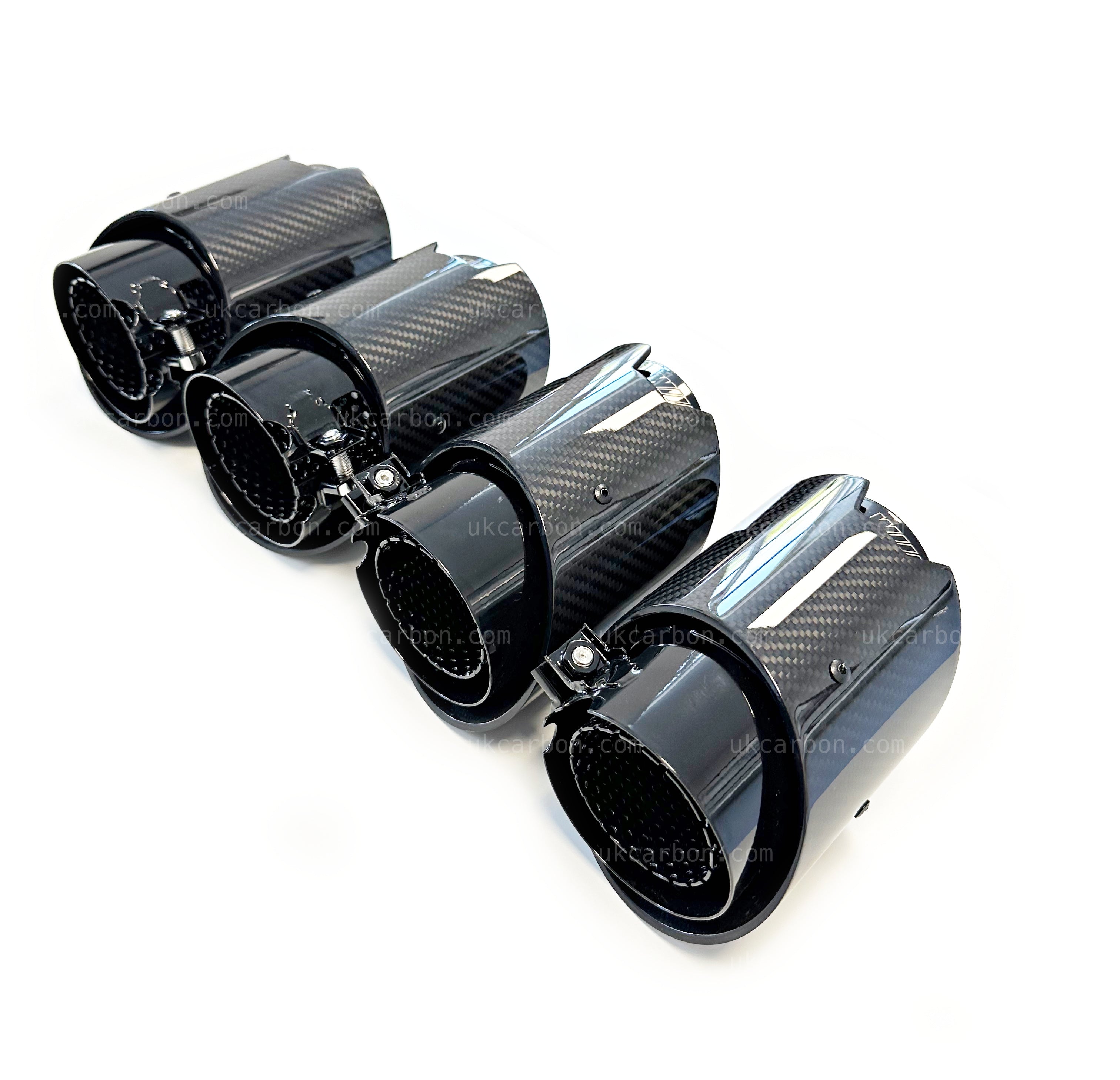 BMW M2 G87 M3 G80 G81 M4 G82 G83 M Performance Carbon Exhaust Tips