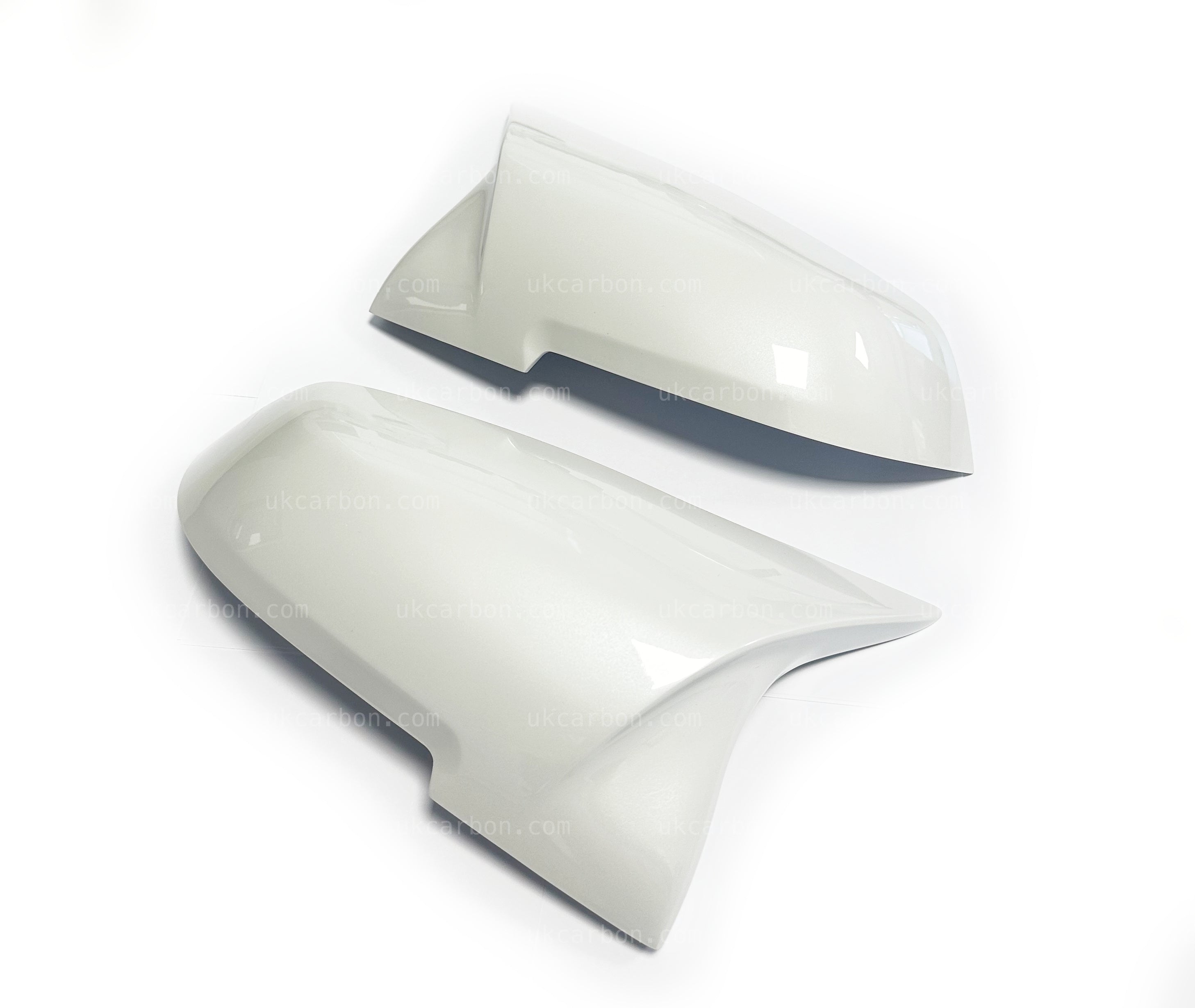BMW 1 2 3 4 Series Mineral White A96 Wing Mirror Replacements Covers by UKCarbon