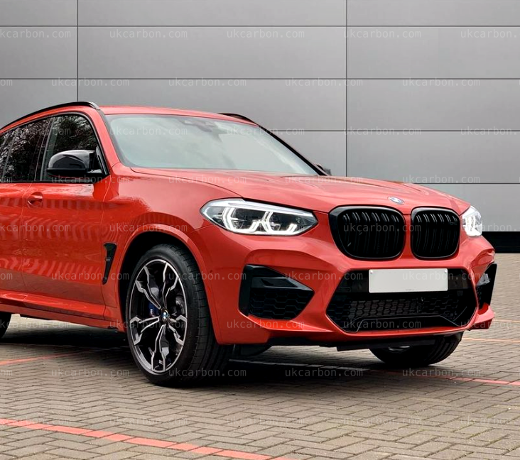 BMW X3 X3M Gloss Black Front Grille Replacement M Performance G01 by UKCarbon