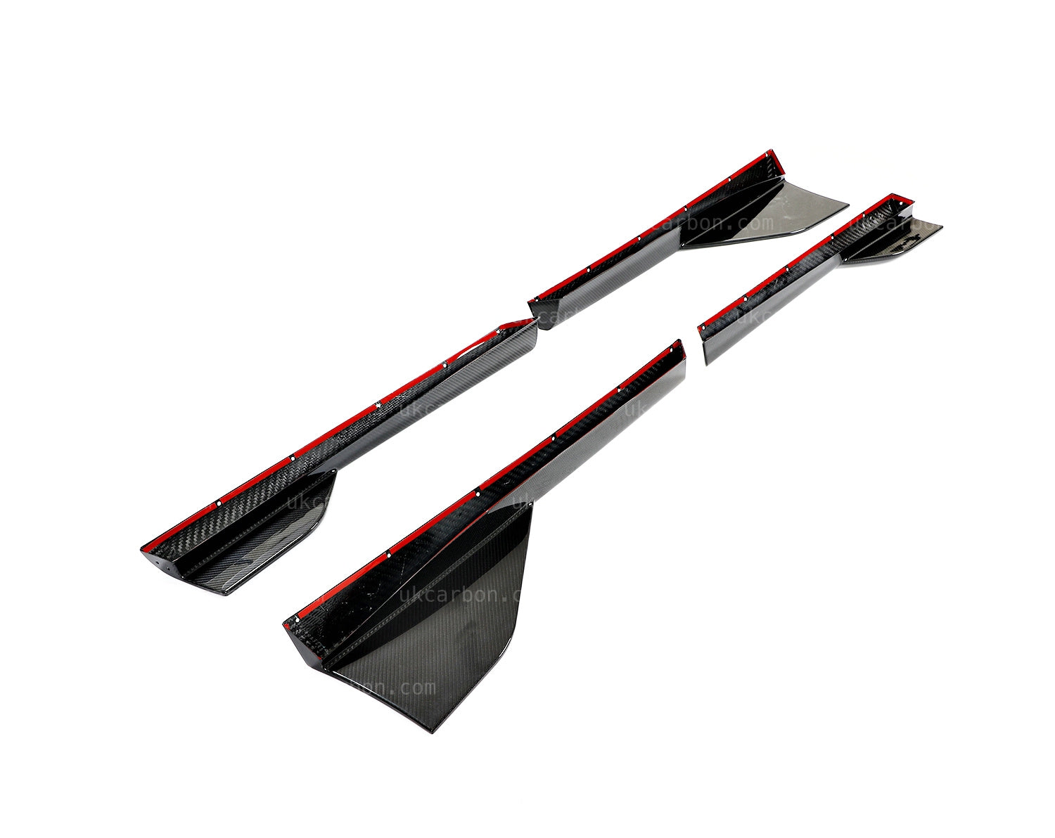 Mclaren 570GT 570S Pre-Preg Carbon Fibre Side Skirts 600lt Style by UKCarbon