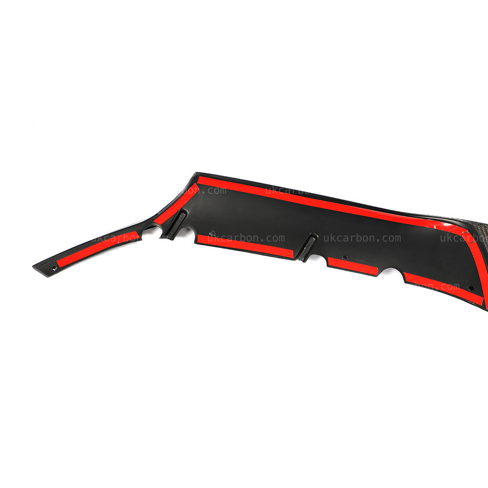 BMW F90 M5 Carbon Fibre RKP Style Front Bumper Splitter Lip Kit by UKCarbon