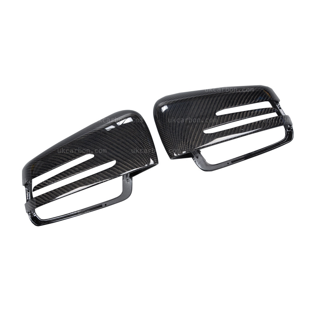 Mercedes Benz A CLA Class Carbon Fibre Mirror Cover Replacements by UKCarbon