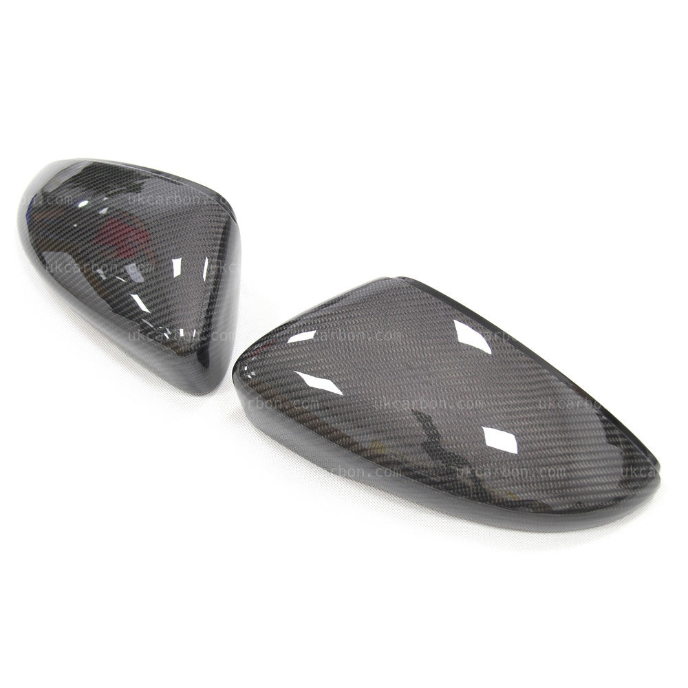 Volkswagen VW Scirocco Carbon Fibre Wing Mirror Cover Replacements by UKCarbon