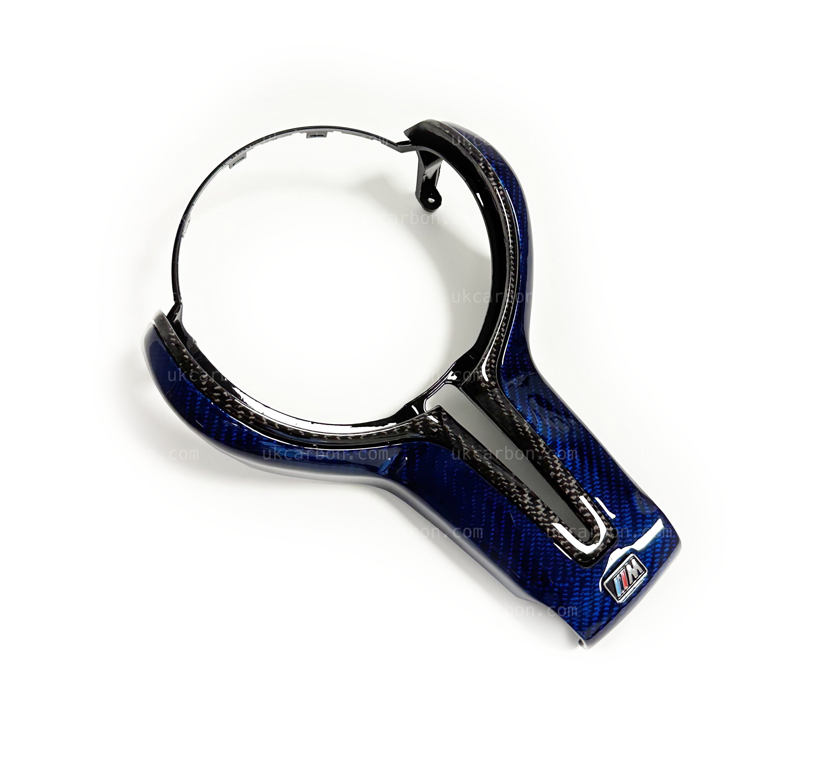 BMW M2 M3 M4 M5 M6 Carbon Steering Wheel Blue Fibre M MP Trim Insert by UKCarbon