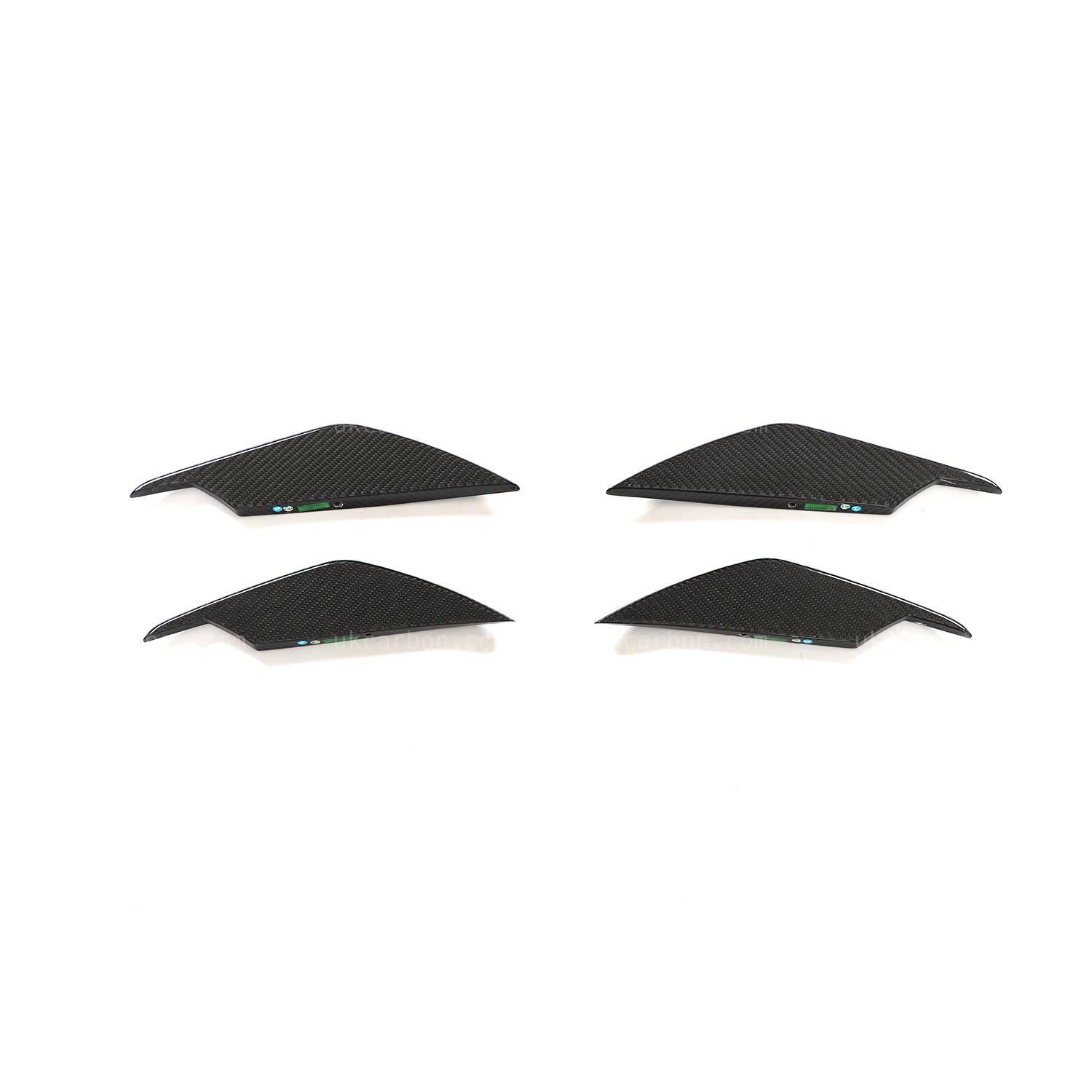 BMW M3 M4 Canards Carbon FIbre Front Bumper AC Style Kit G80 G82 by UKCarbon